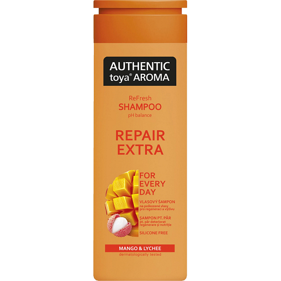 Authentic Toya Aroma Repair Extra Shampoo für Haare, 400 ml