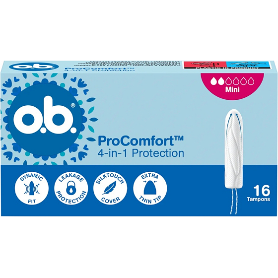 o.b. ProComfort Tampons Mini 16 Stück