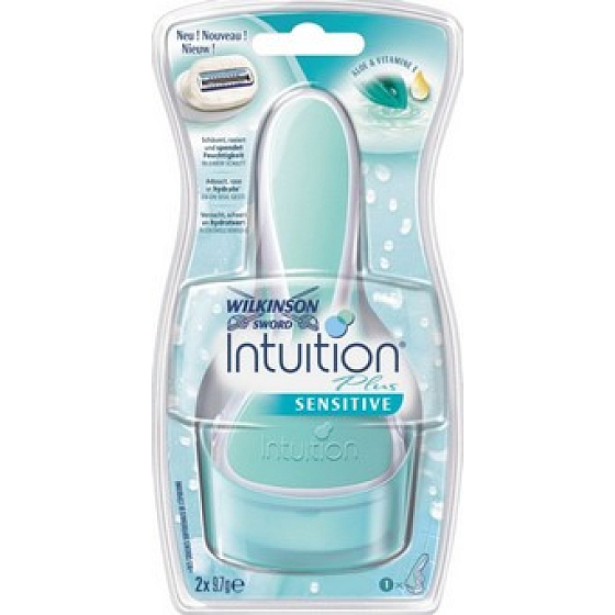 Wilkinson Lady Intuition Plus Sensitive Care Rasiermesser 1 Ersatzkopf