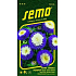 Semo Astra Chinese Pompon Blau und Weiß 0,5 g