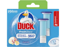 Duck Fresh Discs Sea-Duft-WC-Gel für hygienische Sauberkeit und Frische Ihrer Toilettenersatzfüllung 2x36 ml