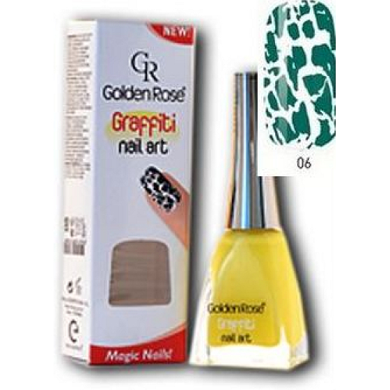 Golden Rose Graffiti Nail Art knisternder Nagellack Schatten 06 12 ml
