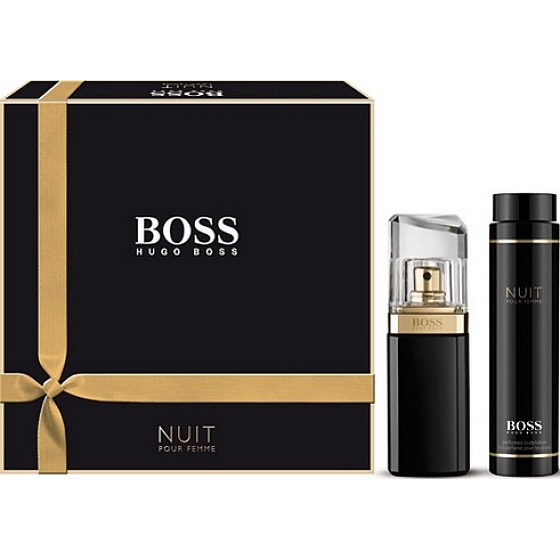 Hugo Boss Nuit für Femme parfümiertes Wasser 30 ml + Körperlotion 100 ml, Geschenkset