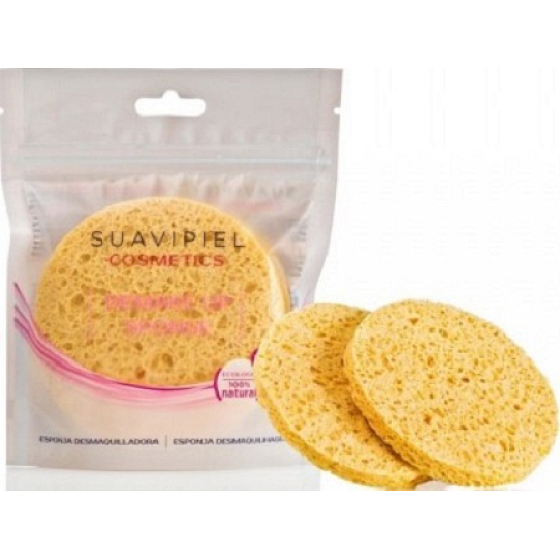 Suavipiel Cosmetic Demake-up Schwamm kosmetische Make-up Schwamm Cellulose 2 Stück
