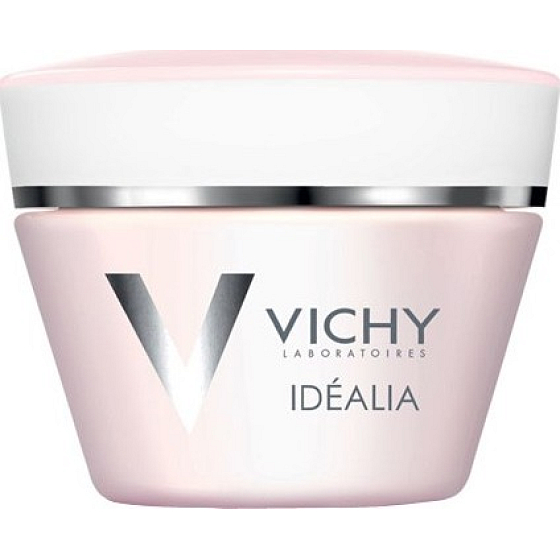 Vichy Idealia Glättende und aufhellende Creme für normale Haut und Mischhaut 50 ml