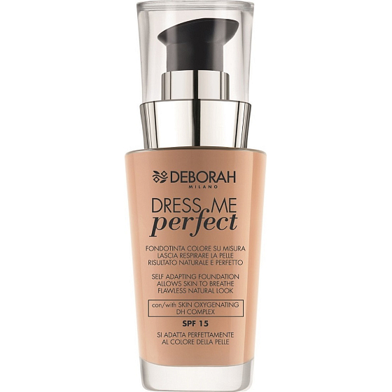 Deborah Milano Dress Me Perfect Foundation Schminke LSF15 01 Fair 30 ml