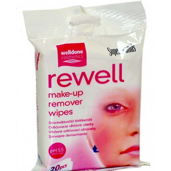 Gut gemacht Rewell Make-up Feuchttücher 20 Stück