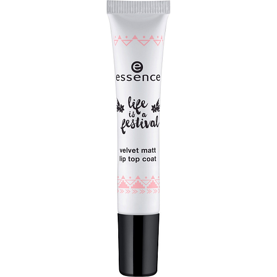 Essence Life ist ein Festival Samt Matt Lip Top Coat für Lipgloss 01 Great Memories Last Forever 6 ml
