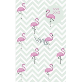 Albi Diary 2018 Taschenschüler Flamingos 9,5 cm × 15,5 cm × 1,1 cm