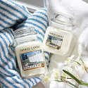 Yankee Candle Clean Cotton - Duftkerze aus reiner Baumwolle Klassisches großes Glas 623 g