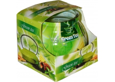 Grüntee zugeben - Grüner Tee dekorative aromatische Kerze im Glas 80 g