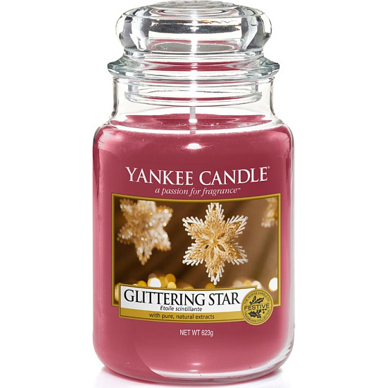 Yankee Candle Glittering Star Classic großes Glas 623 g