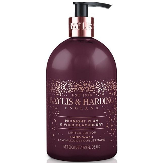 Baylis & Harding Midnight Plum und Wild Blackberry Liquid Handseifenspender 500 ml