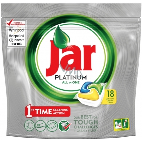 Jar Platinum All in One Lemon Geschirrspüler Kapseln 18 Stück