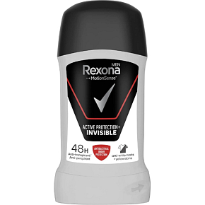 Rexona Men Active Protection + Unsichtbarer fester Antitranspirant-Deodorant-Stick mit 48-Stunden-Wirkung für Männer 50 ml