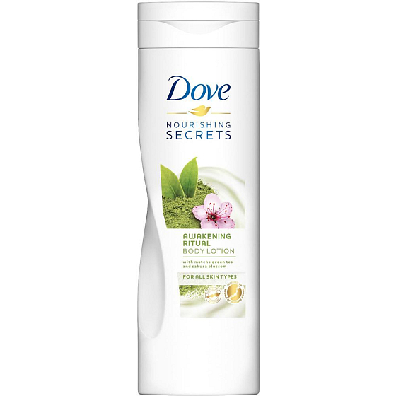 Dove Nourishing Secrets Awakening Ritual Matcha Tea & Sakura - Green Tea & Cherry Blossom Body Lotion für alle Hauttypen 400 ml