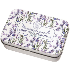 Bohemia Gifts Lavendel festes Shampoo für alle Haartypen in Dosenverpackung 80 g