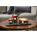 WoodWick Trilogy Hearthside Foyer - Sitting by the fireplace Duftkerze mit Holzdocht und Deckelglas groß 609,5 g