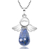 Lapislazuli Engel Anhänger Naturstein 4,2 x 3 cm, Stein der Harmonie