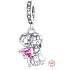 Sterling Silber 925 Love - wir sind verliebt, Armband-Anhänger