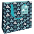 Nekupto Luxus Papier Geschenk Tasche 18 x 16 cm Dreiecke