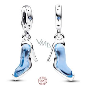 Charm Sterling Silber 925 Disney Cinderella, Glaspantoffel, Film-Armband-Anhänger