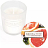 Heart & Home Frische Grapefruit und schwarze Johannisbeere Soja-Duftkerze im Glas Brenndauer bis zu 15 Stunden 5,8 x 5 cm
