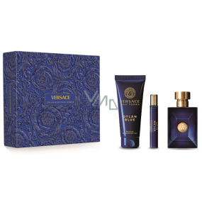 Versace Dylan Blue pour Homme Eau de Toilette 100 ml + Duschgel 150 ml + Eau de Toilette 10 ml, Geschenkset für Männer Versace Dylan Blue pour Homme Eau de Toilette 100 ml + Duschgel 150 ml + Eau de Toilette 10 ml, Geschenkset für Männer