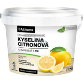 BALhome Zitronensäure Lebensmittel E 330, 1 kg