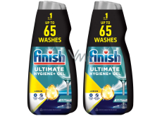 Finish Ultimate Lemon gel do myčky 2 x 650 ml duopack