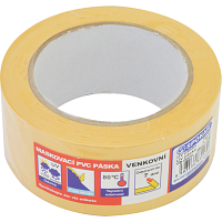 Spokar Maskierband aus PVC, Außenbereich, UV- und wasserbeständig, haftet eine Woche, 48 mm × 33 m