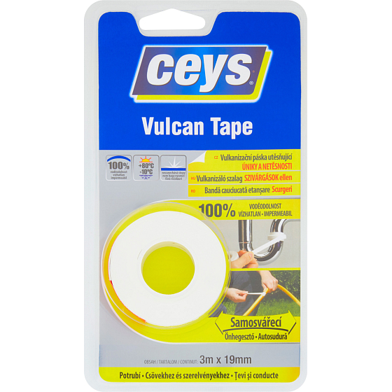 Ceys Vulcan Tape selbstverschweißendes Dichtband 19 mm x 3 m
