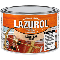 Lazurol S1119 Bootslack widerstandsfähiger Lack für Holz klar, matt 375 ml