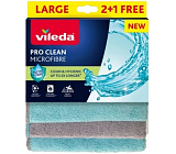Vileda Pro Clean Mikrofasertuch universell, 2+1 Stück