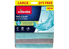 Vileda Pro Clean Mikrofasertuch universell, 2+1 Stück