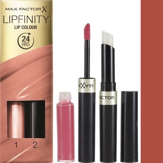 Max Factor Lipfinity Lip Colour Lippenstift und Glanz 070 Spicy 2,3 ml und 1,9 g