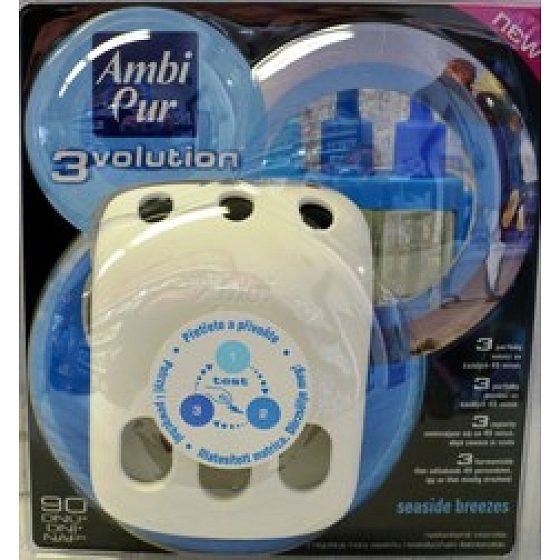 Ambi Pur 3 Volution Seaside Breeze elektrischer Lufterfrischer komplett 18 ml