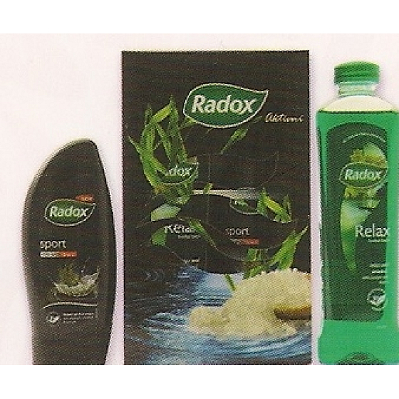 Radox Sport Active Duschgel 250 ml + Badeschaum 500 ml, Kosmetikset