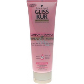 Gliss Kur Liquid Silk Gloss Regenerierendes Haarshampoo in einer 250 ml Tube
