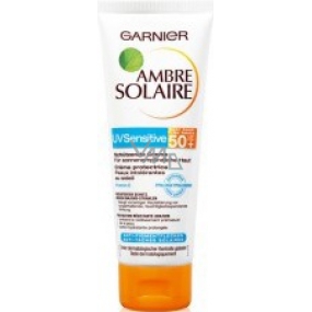 Garnier Ambre Solaire LSF50 + Sonnenschutz für empfindliche Haut 50 ml