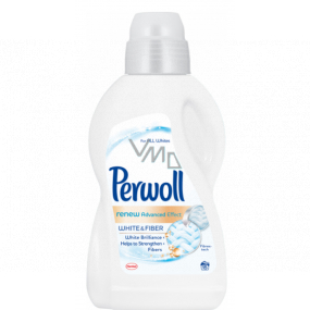 Perwoll White & Fibe Waschgel für weißes Leinen, gemischte und synthetische Stoffe 1 l