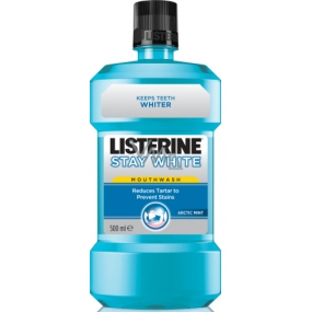 Listerine Stay White Arctic Mint Mundwasser für weiße Zähne 250 ml