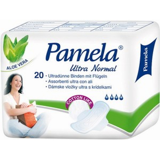Pamela Ultra Normal Intimate Inserts aus Baumwolle 20 Stück