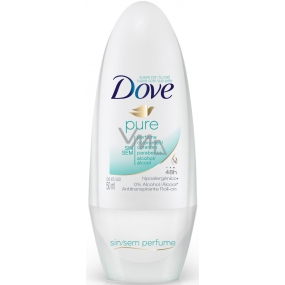 Dove Pure Ball Antitranspirant Deodorant Roll-On für Frauen 50 ml
