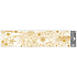 Fensterfolie ohne Klebestreifen aus Goldflocken 59 x 15 cm