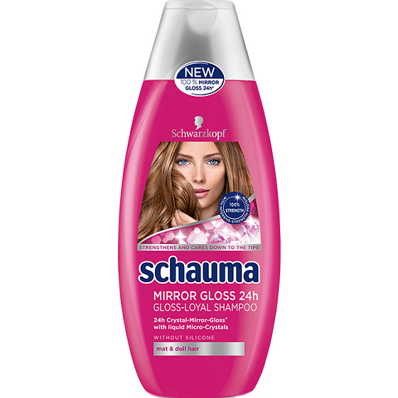 Schauma Mirror Gloss 24h Shampoo für Haare ohne Glanz 400 ml