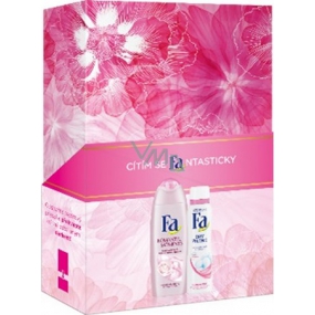 Fa Romantic Moments Duschgel 250 ml + Dry Protect Antitranspirant Deodorant Spray 150 ml, Kosmetikset