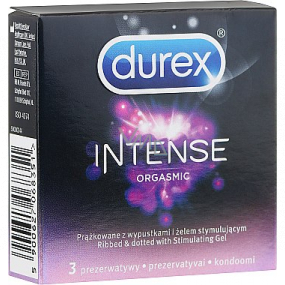 Nennweite des Durex Intense Orgasmic Kondoms: 56 mm 3 Stück