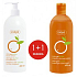 Ziaja Orangenbutter feuchtigkeitsspendende Körperlotion 400 ml + Duschgel 500 ml, Duopack