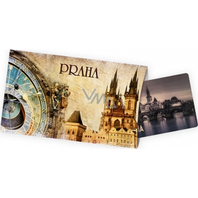 Ditipo Postkarte mit einem Geschenk Prager astronomische Uhr 115 x 195 mm